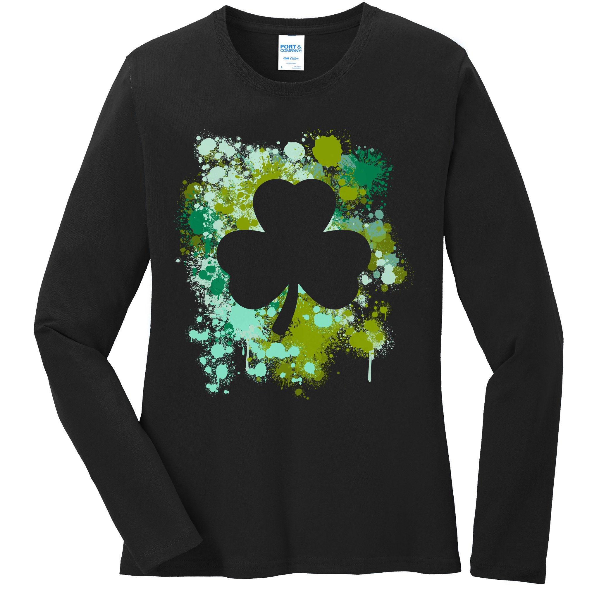 Shamrock | St Patricks Day Ladies Long Sleeve Shirt