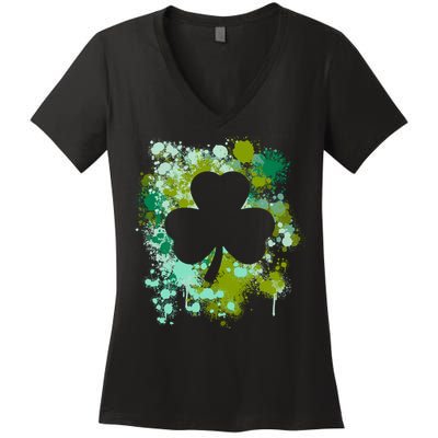 Shamrock | St Patricks Day Women's V-Neck T-Shirt