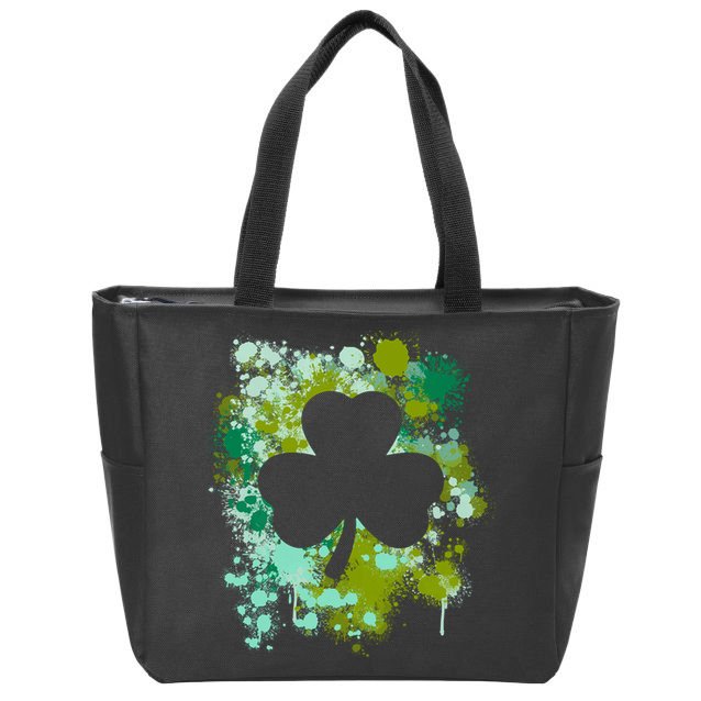 Shamrock | St Patricks Day Zip Tote Bag