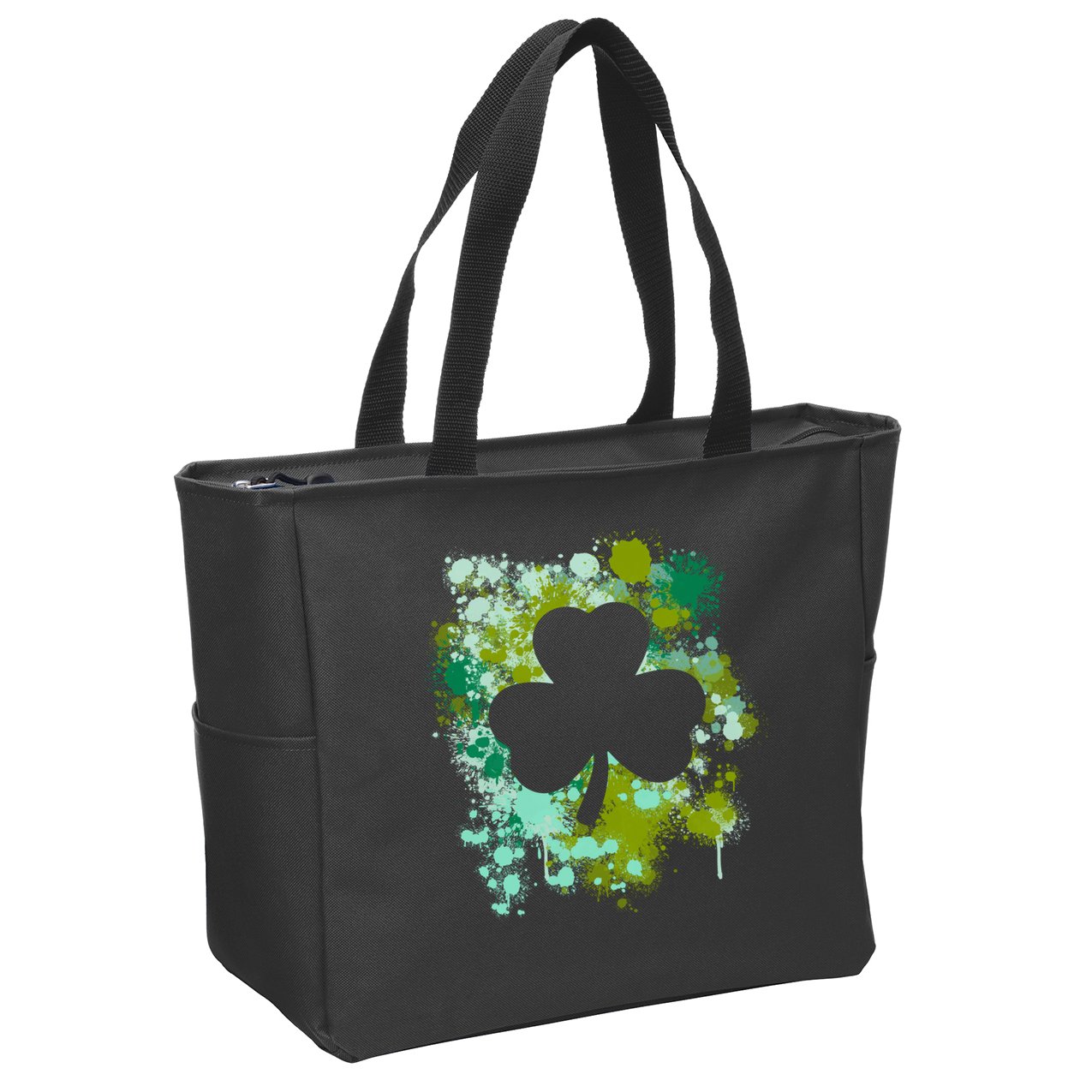Shamrock | St Patricks Day Zip Tote Bag