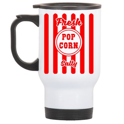 Salty Salt Popcorn Stainless Steel Travel Mug