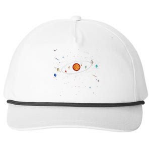 Solar System Planets Orbit Educational Astrology Snapback Five-Panel Rope Hat