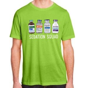 Sedation Squad Pharmacology Crna Icu Nurse Appreciation Gift Adult ChromaSoft Performance T-Shirt