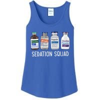 Sedation Squad Pharmacology Crna Icu Nurse Appreciation Gift Ladies Essential Tank