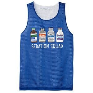 Sedation Squad Pharmacology Crna Icu Nurse Appreciation Gift Mesh Reversible Basketball Jersey Tank