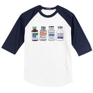 Sedation Squad Pharmacology Crna Icu Nurse Appreciation Gift Baseball Sleeve Shirt