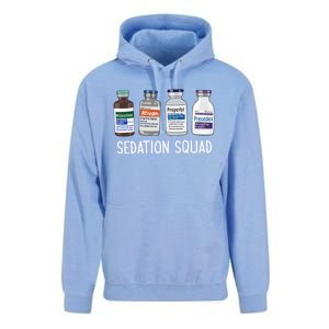 Sedation Squad Pharmacology Crna Icu Nurse Appreciation Gift Unisex Surf Hoodie