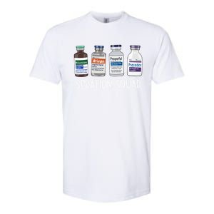 Sedation Squad Pharmacology Crna Icu Nurse Appreciation Gift Softstyle CVC T-Shirt