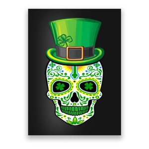 Skull St Patricks Day Irish Funny Saint Patricks Day Of Dead Poster