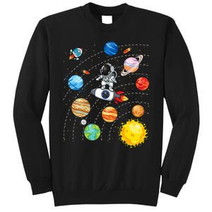 Solar System Planets Science Space Astronaut Universe Galaxy Tall Sweatshirt