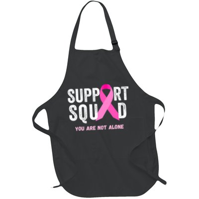 Support Squad Pink Ribbon Breast Cancer Awareness Apron