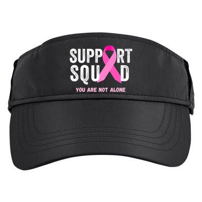 Support Squad Pink Ribbon Breast Cancer Awareness Adult Drive Performance Visor