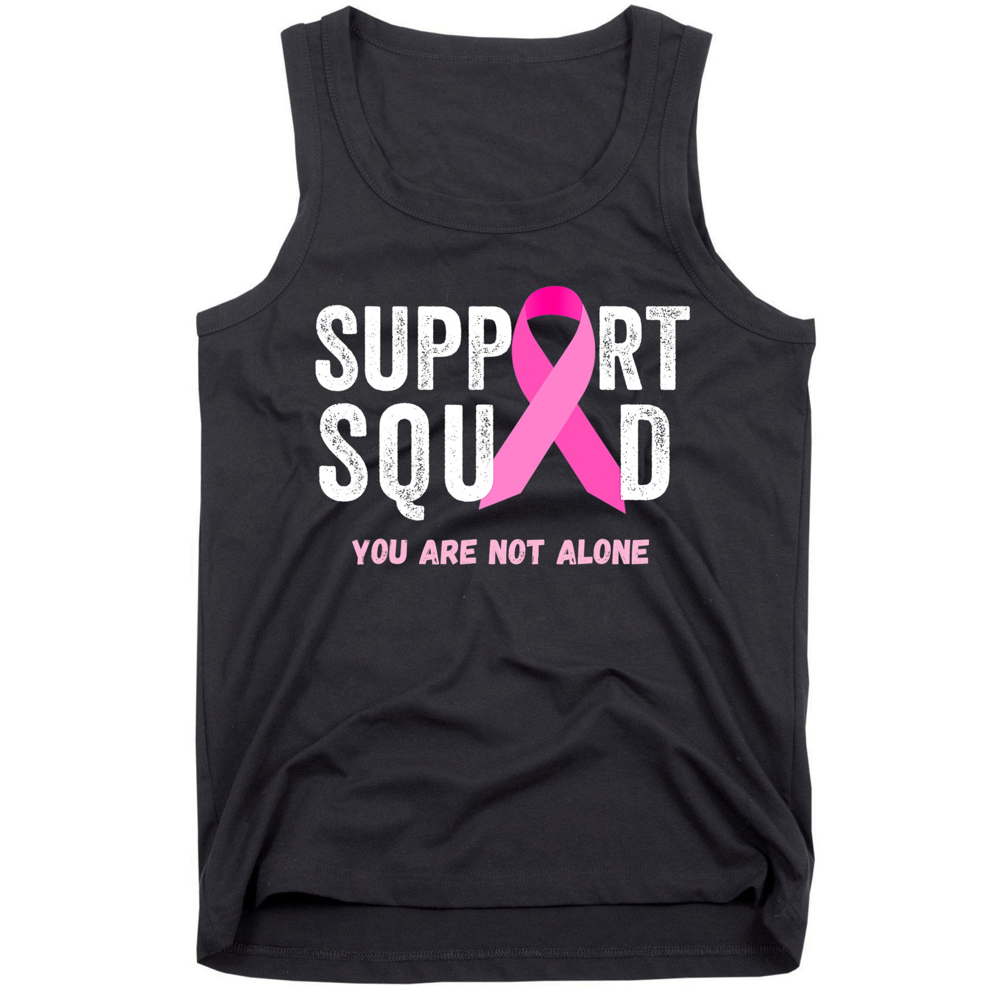 Support Squad Pink Ribbon Breast Cancer Awareness Tank Top