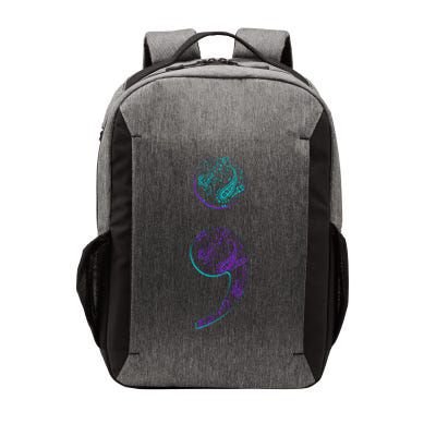 Semicolon Suicide Prevention Awareness Vector Backpack