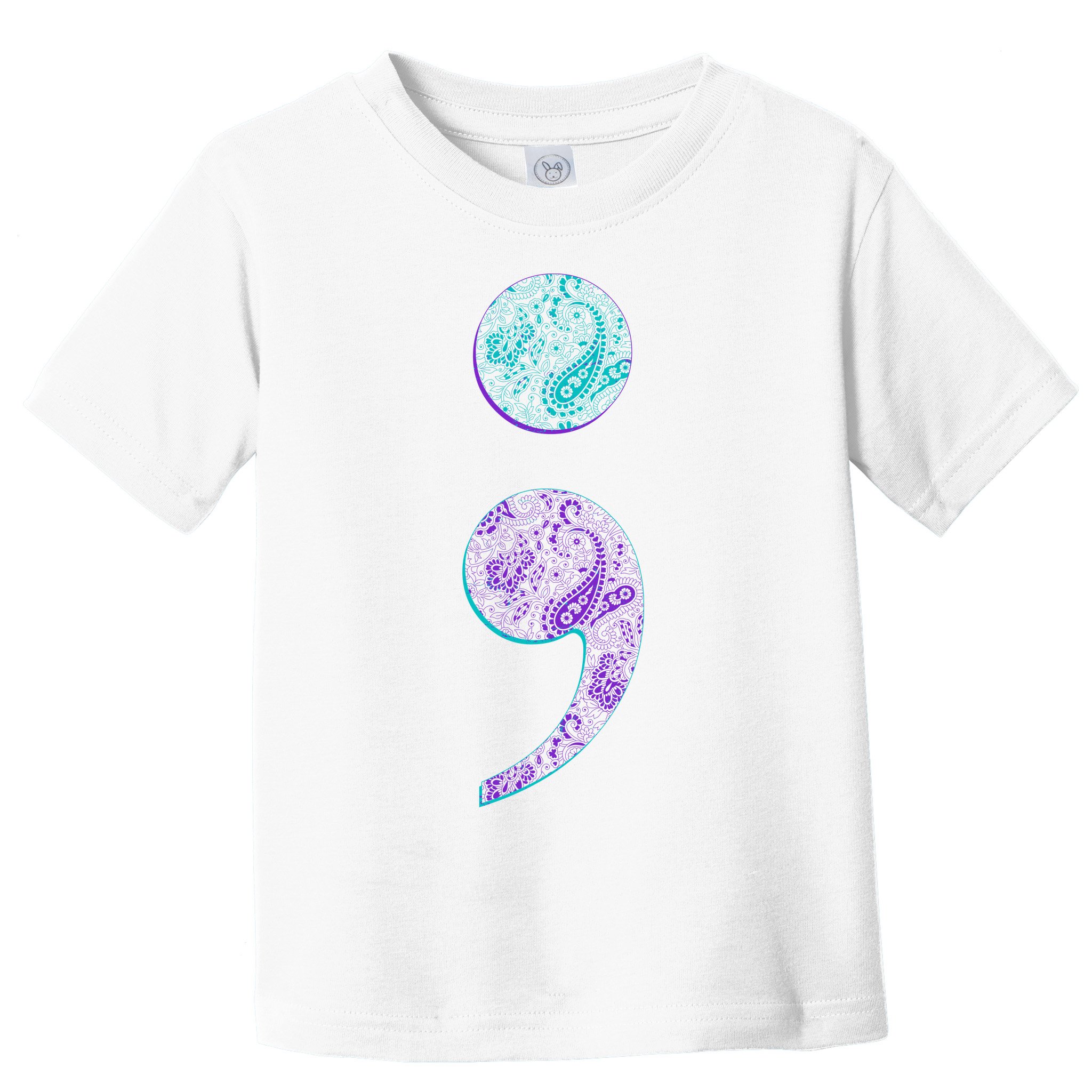 Semicolon Suicide Prevention Awareness Toddler T-Shirt