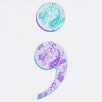 Semicolon Suicide Prevention Awareness Toddler T-Shirt