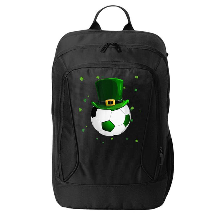 Soccer St Patricks Day Leprechaun Shamrock City Backpack