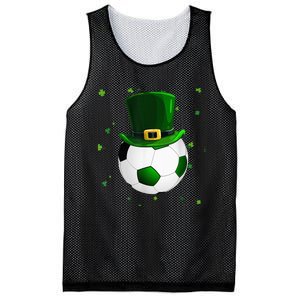 Soccer St Patricks Day Leprechaun Shamrock Mesh Reversible Basketball Jersey Tank