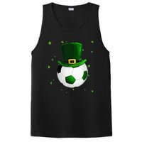 Soccer St Patricks Day Leprechaun Shamrock PosiCharge Competitor Tank