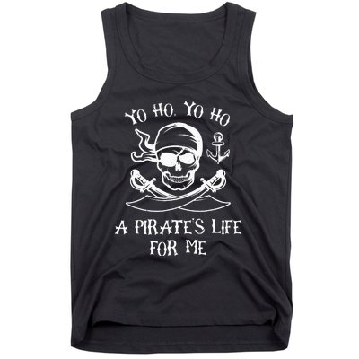 Spooky Skeleton Pirate Adventure Tank Top