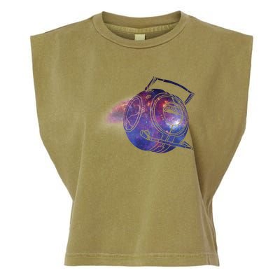 Space! Garment-Dyed Women's Muscle Tee