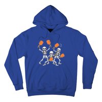 Spooky Skeletons Pickleball Halloween Smash Gift Hoodie