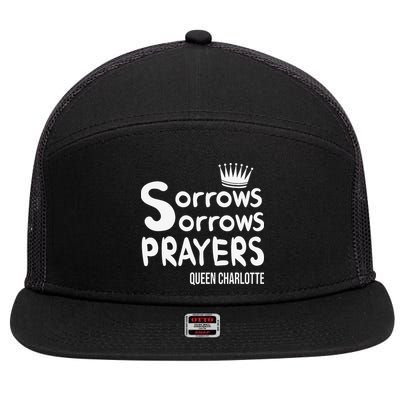 Sorrows Sorrows Prayers Proud Of Team 7 Panel Mesh Trucker Snapback Hat