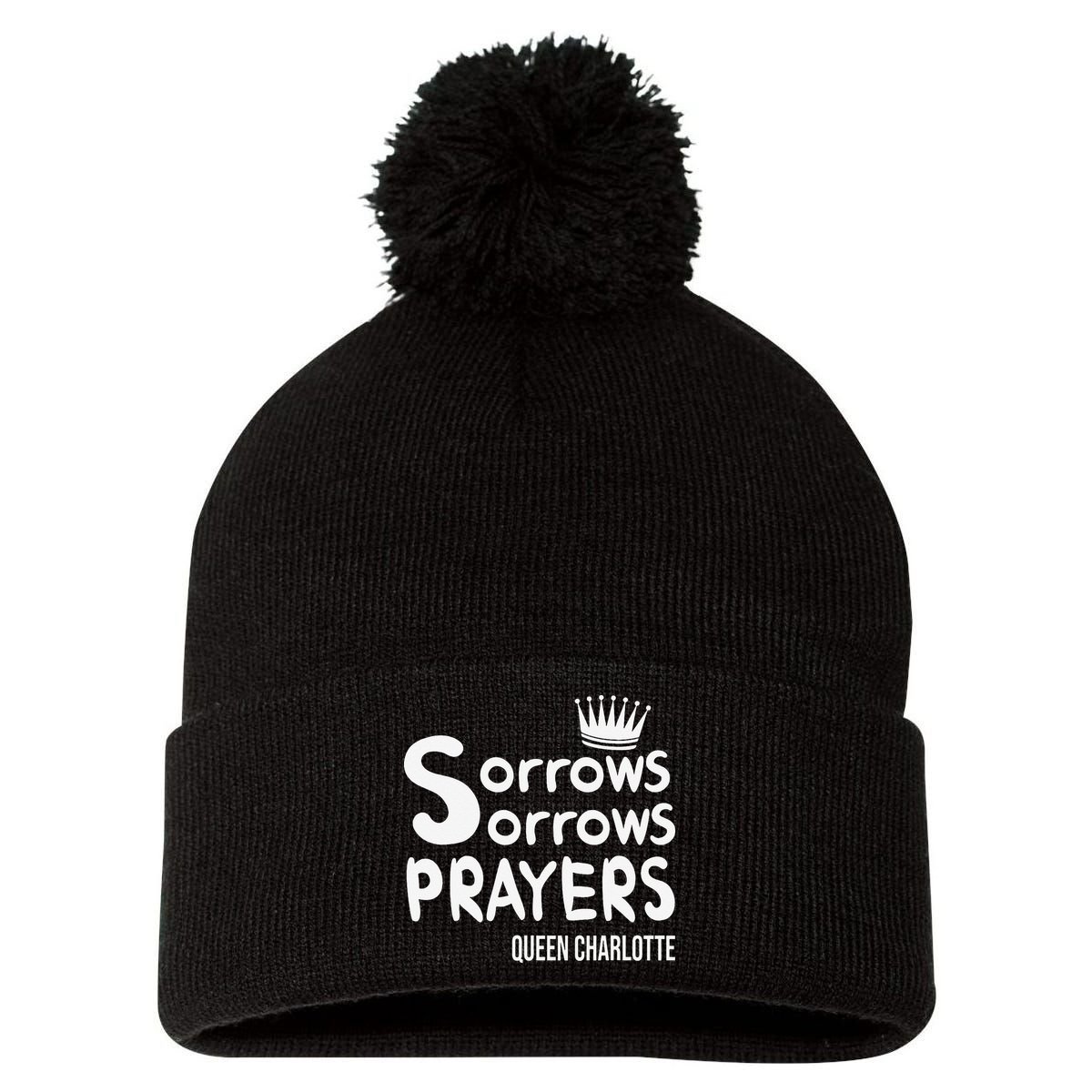 Sorrows Sorrows Prayers Proud Of Team Pom Pom 12in Knit Beanie