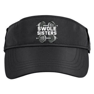 Swole Sisters Powerlifting Gym Workout Swole Gainz Adult Drive Performance Visor