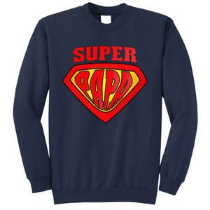 Superhero Super Papa Father Day Grandpa Dad Gift Sweatshirt