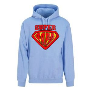 Superhero Super Papa Father Day Grandpa Dad Gift Unisex Surf Hoodie