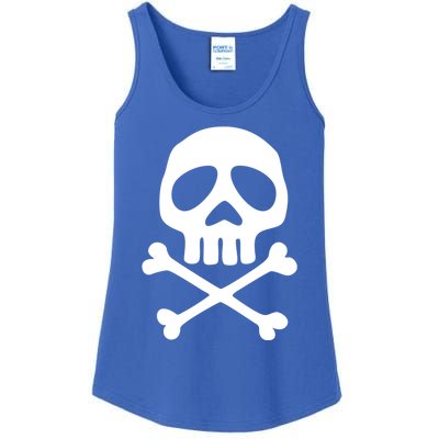 Skull Space Pirate Captain Party Halloween Day Of The Dead Gift Ladies Essential Tank