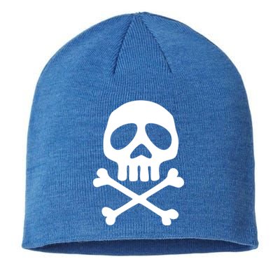 Skull Space Pirate Captain Party Halloween Day Of The Dead Gift Sustainable Beanie