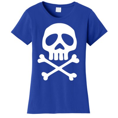 Skull Space Pirate Captain Party Halloween Day Of The Dead Gift Women's T-Shirt