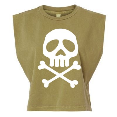 Skull Space Pirate Captain Party Halloween Day Of The Dead Gift Garment-Dyed Women's Muscle Tee