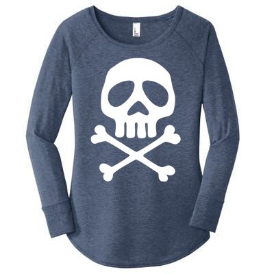 Skull Space Pirate Captain Party Halloween Day Of The Dead Gift Women's Perfect Tri Tunic Long Sleeve Shirt