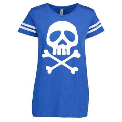 Skull Space Pirate Captain Party Halloween Day Of The Dead Gift Enza Ladies Jersey Football T-Shirt