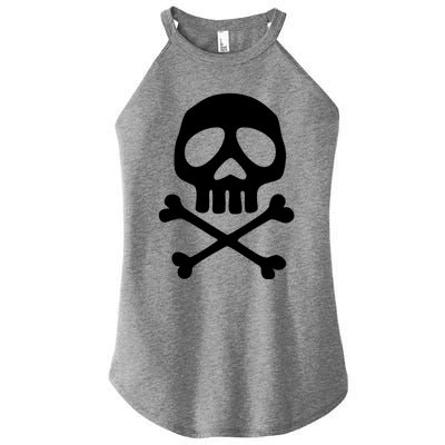 Skull Space Pirate Captain Party Halloween Day Of The Dead Gift Women's Perfect Tri Rocker Tank