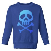 Skull Space Pirate Captain Party Halloween Day Of The Dead Gift Toddler Sweatshirt