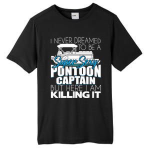 Super Sexy Pontoon Captain Funny Pontoon Boat Pontooning Tall Fusion ChromaSoft Performance T-Shirt