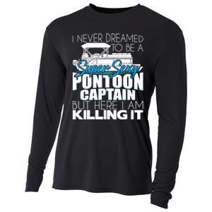 Super Sexy Pontoon Captain Funny Pontoon Boat Pontooning Cooling Performance Long Sleeve Crew