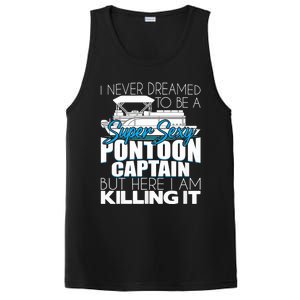 Super Sexy Pontoon Captain Funny Pontoon Boat Pontooning PosiCharge Competitor Tank