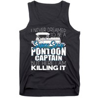 Super Sexy Pontoon Captain Funny Pontoon Boat Pontooning Tank Top