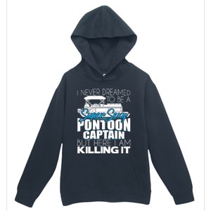 Super Sexy Pontoon Captain Funny Pontoon Boat Pontooning Urban Pullover Hoodie