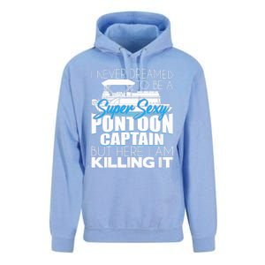 Super Sexy Pontoon Captain Funny Pontoon Boat Pontooning Unisex Surf Hoodie