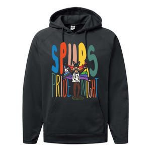 San Spurs Pride Night Performance Fleece Hoodie