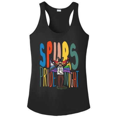 San Spurs Pride Night Ladies PosiCharge Competitor Racerback Tank