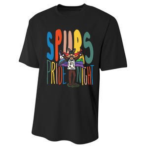 San Spurs Pride Night Performance Sprint T-Shirt