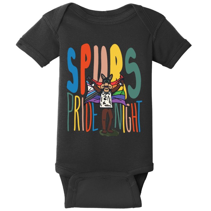 San Spurs Pride Night Baby Bodysuit