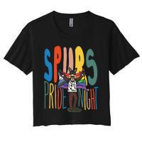 San Spurs Pride Night Women's Crop Top Tee